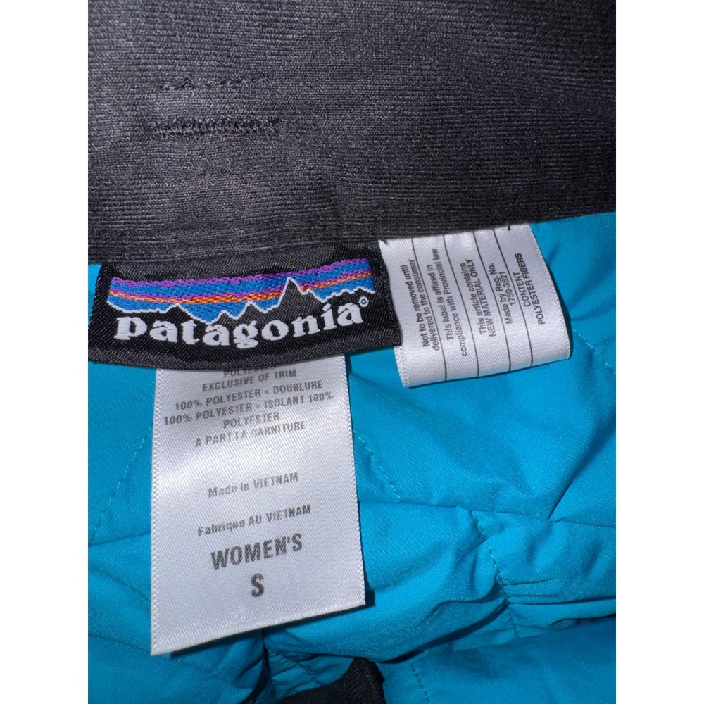 Patagonia Women's Insulated Snowbelle Pants H2No Small Waterproof Ski Snowboard - Picture 5 of 9